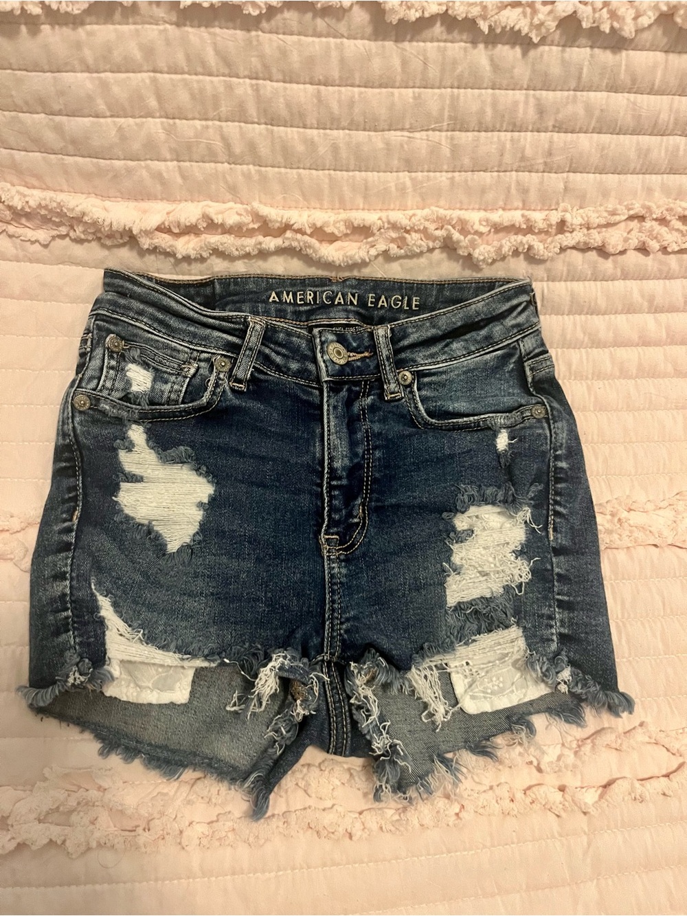 AE Ne(x)t Level High V-Rise
Denim Short - 00 - Picture 2 of 9